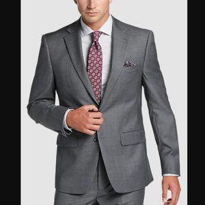 Calvin Klein Gray Infinite Slim Fit Suit Jacket Size Large